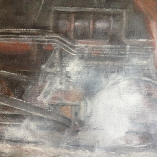 油絵F4号 黒い鉄 絵画 黄土6号 通販 4081291｜Creema(クリーマ)