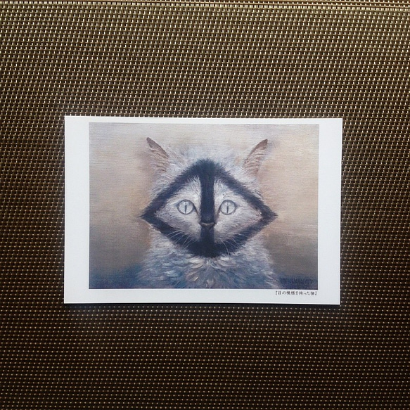 ポストカード 猫の絵５枚セット【Ｄ】 5枚目の画像
