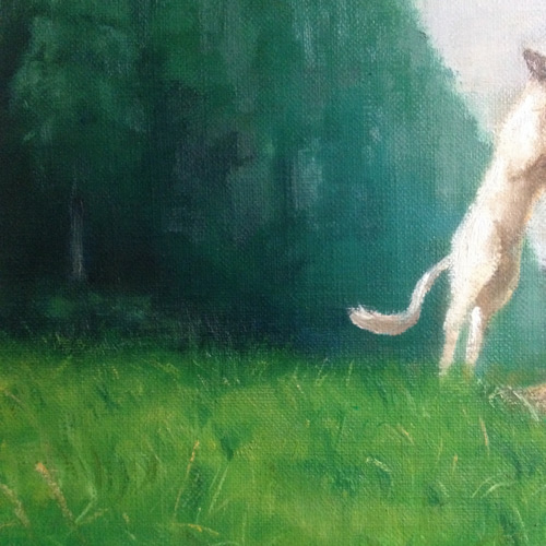 油絵F6号 不思議な煙 絵画 黄土6号 通販 4980583｜Creema(クリーマ)