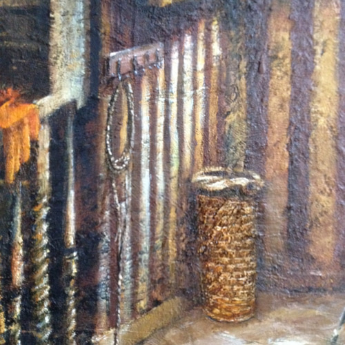 売約済み】絵F6号 窓辺 絵画 黄土6号 通販 6708008｜Creema(クリーマ