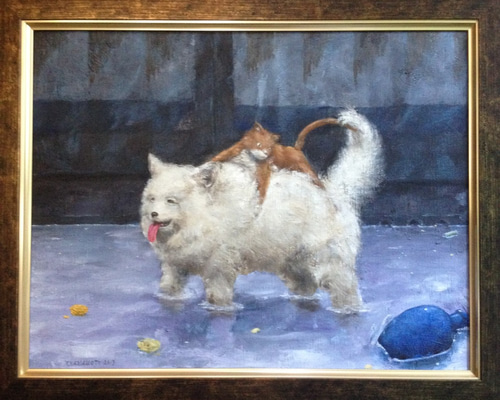 油絵F6号 ロデオ 絵画 黄土6号 通販 7374012｜Creema(クリーマ)