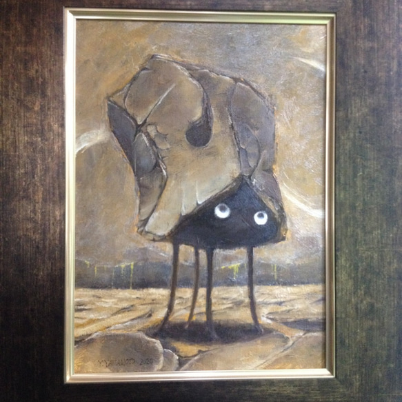 油絵F4号 土の子（つちのこ） 絵画 黄土6号 通販 8794393｜Creema