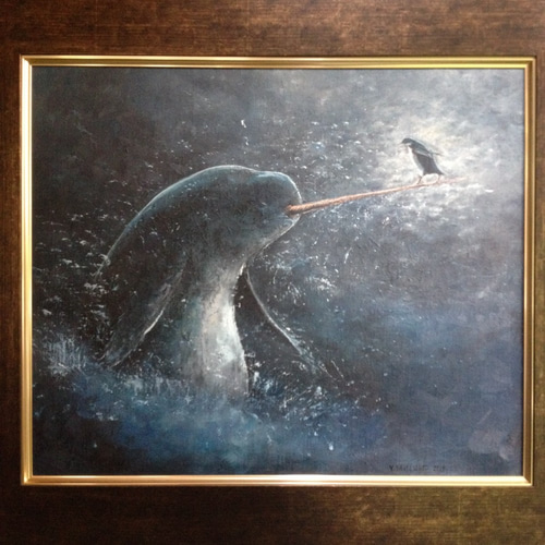 水彩画　印象14　F8号 水彩画 印象14 F8号 美術品・アンティーク・コレクション
