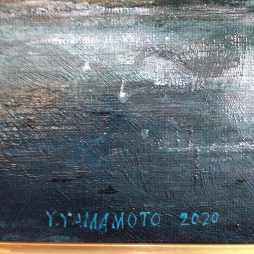 油絵F6号 雨 絵画 黄土6号 通販 9516069｜Creema(クリーマ)
