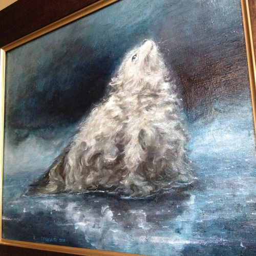 絵画門油絵額付き 絵画門油絵額付き