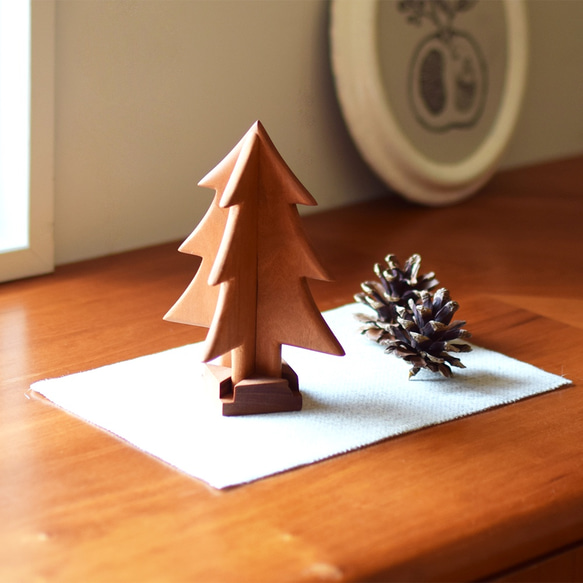 無垢材で作るクリスマスツリーキット（オーク材） 4枚目の画像