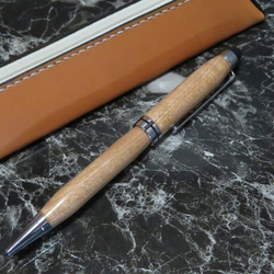 桜の木を使用したタッチペン機能付き回転式ヨーロピアンボールペン 6枚目の画像