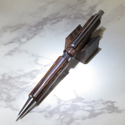 銘木ウェンジで作った手作りシャープペン 1枚目の画像