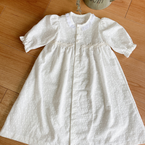 小花柄刺繍のセレモニードレス ベビー服 cottontime 通販