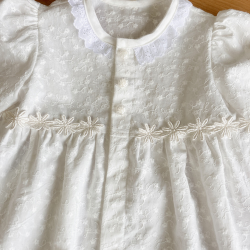 小花柄刺繍のセレモニードレス ベビー服 cottontime 通販