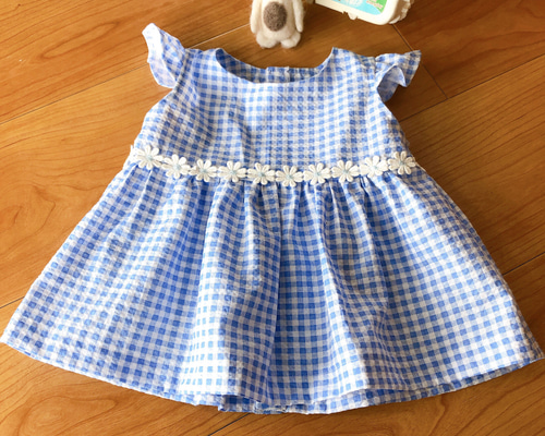 ギンガムチェックのチュニック ベビー服 cottontime 通販 9044870