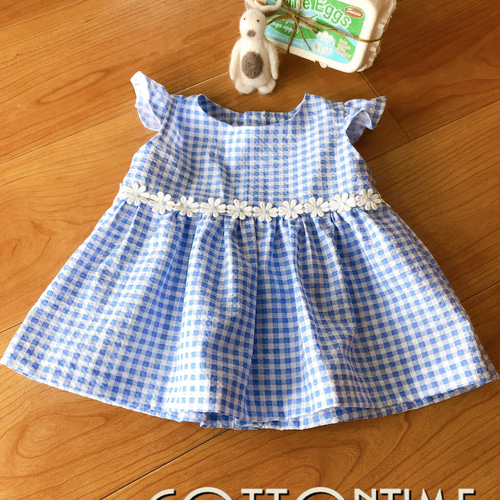 ギンガムチェックのチュニック ベビー服 cottontime 通販 9044870