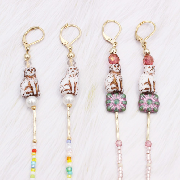 【SITTING CAT MASK CHAIN】 -COLORFUL - 5枚目の画像