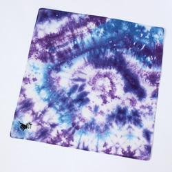 HANDKERCHIEF-SHIBORI-◇BLUE×VIOLET◇ 2枚目の画像