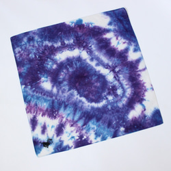 HANDKERCHIEF-SHIBORI-◇BLUE×VIOLET◇ 2枚目の画像