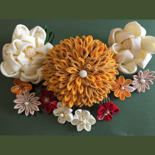 つまみ細工髪飾り再販受付