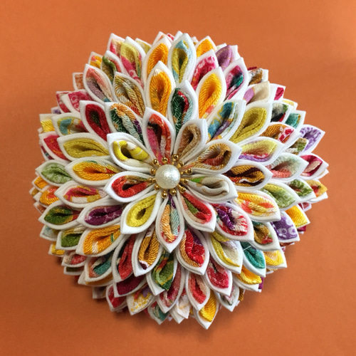 ☆9月末完成、再販受付中・在庫なし☆つまみ細工髪飾り(成人式