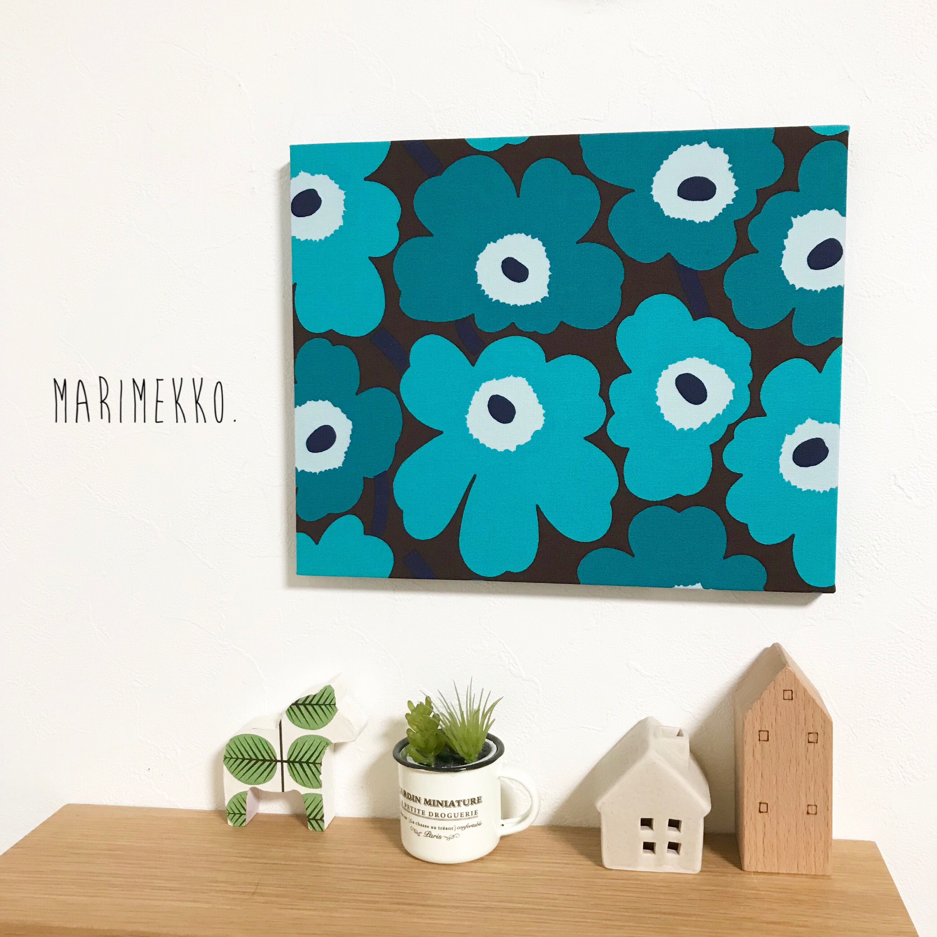 週末限定値下げ！廃盤 marimekko tuuli ファブリックパネル marimekko/マリメッコ 