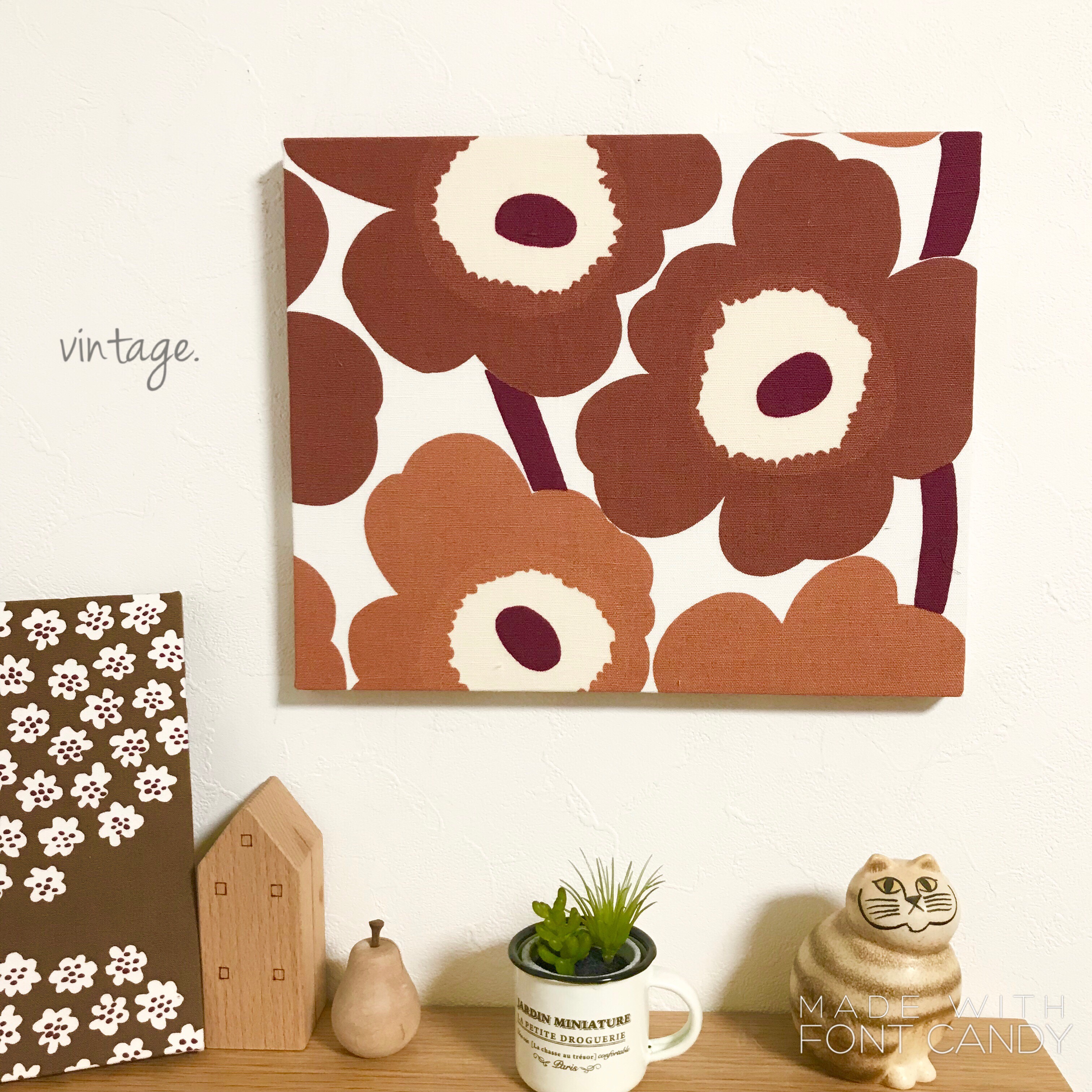 マリメッコ 廃盤 ヴィンテージ 木製 ナチュラル 無印 北欧 ウニッコ