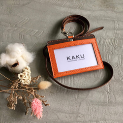 KAKU皮革設計 識別證夾 卡片夾 證件夾 (橫式) 第2張的照片