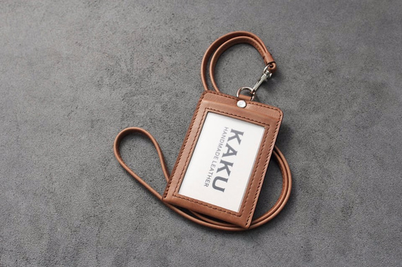 KAKU手工皮件 客製化識別證夾 悠遊卡夾 證件夾 第2張的照片