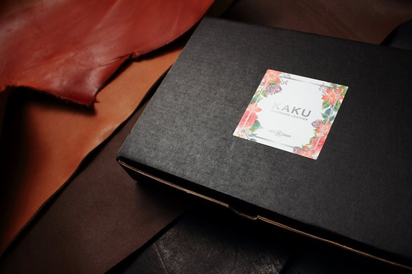KAKU皮革設計 gogoro鑰匙皮套訂製  水蠟深紅 第5張的照片