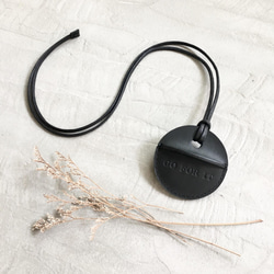 KAKU皮革設計 gogoro鑰匙皮套訂製  全黑色 第2張的照片