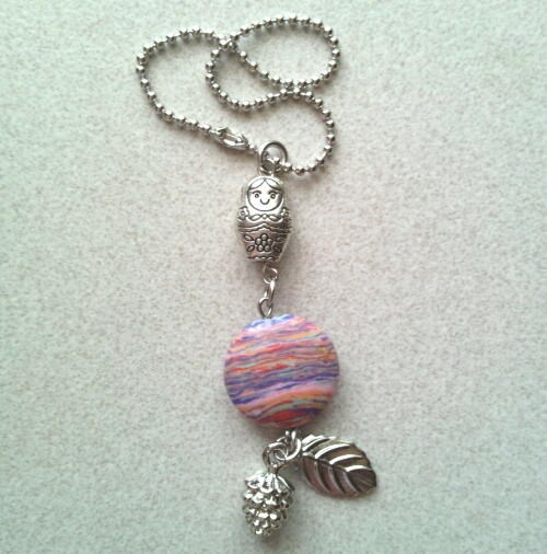 かわいいマトリョーシカ 幸運を招くお守り 10体