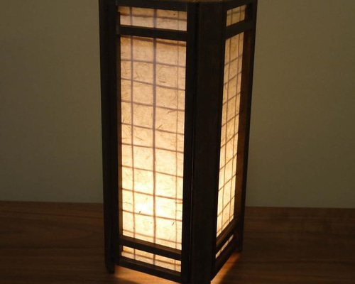 G1734 木製行灯 卓上ランプ レトロ和モダン インテリア G1734 木製行灯 卓上ランプ レトロ和モダン インテリア 木製テーブル