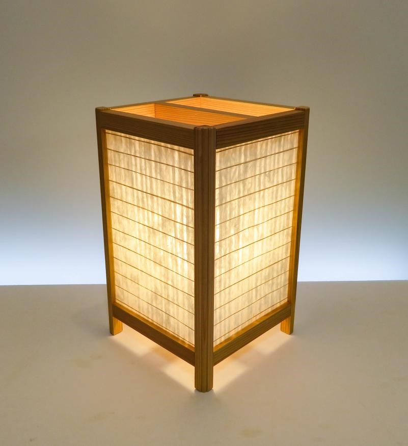 わしあんどん 和紙行灯 照明スタンド 和風/インテリア 角タイプ 新品未使用