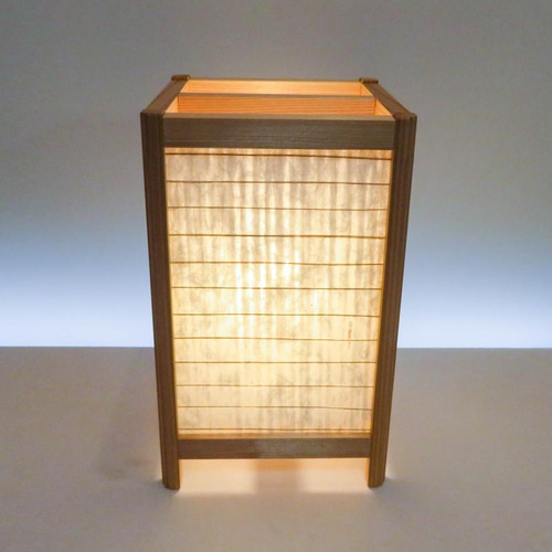 モダン格子行燈　波紋　ウォールナット　展示品 楽天市場】【マラソン期間中最大10倍ポイント還元】波紋