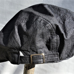 機能性和紙ハンチング帽子ナチュラルブラック 3枚目の画像