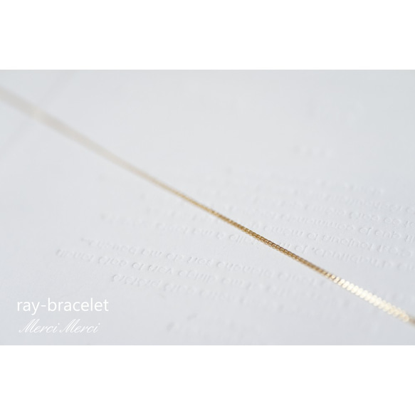 ray-bracelet...光の線ブレスレット 2枚目の画像