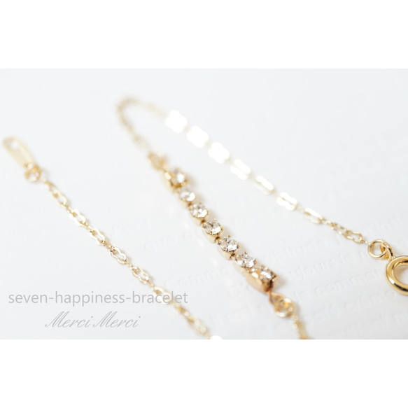 seven-happiness-bracelet...7つの幸せ♡ブレスレット 3枚目の画像