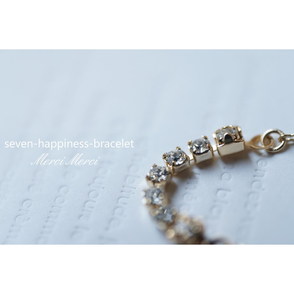 seven-happiness-bracelet...7つの幸せ♡ブレスレット 4枚目の画像