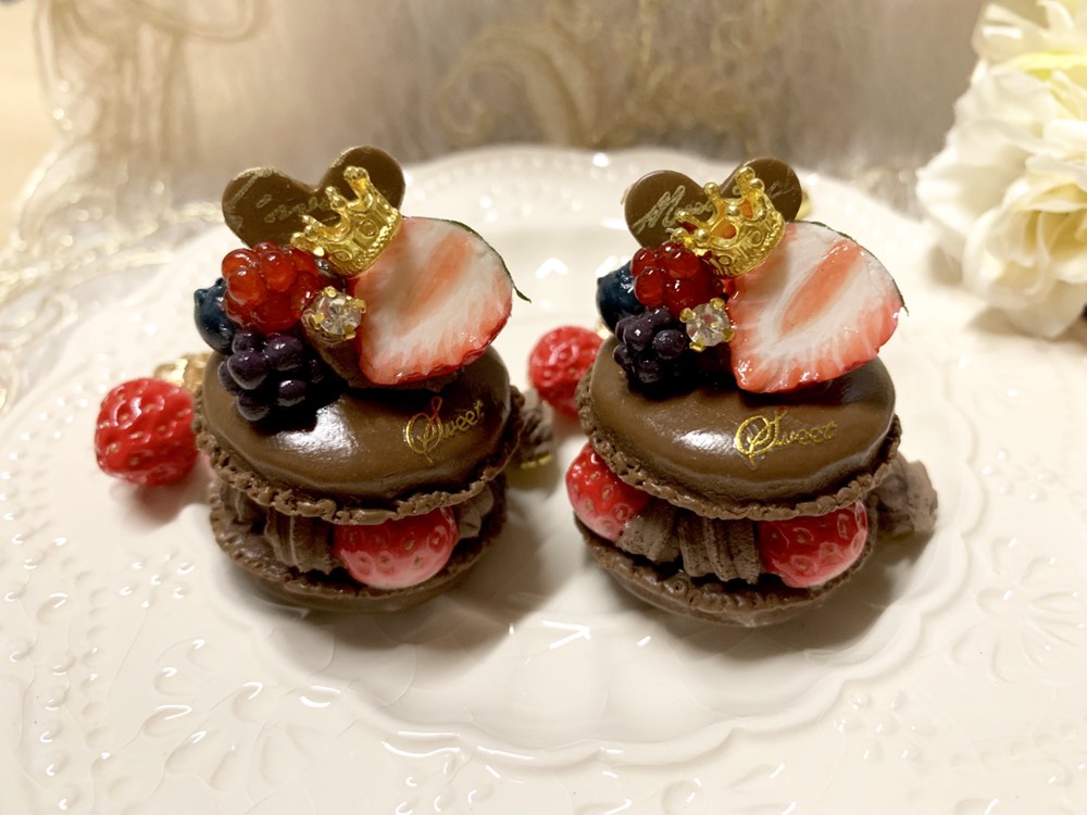 キーホルダー 様　マカロンBOX Myaa Sweets