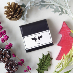 ■牛の顔のコインケース【ポケット付小銭入れ】送料無料 1枚目の画像