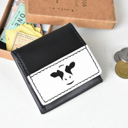 ■牛の顔のコインケース【ポケット付小銭入れ】送料無料 2枚目の画像