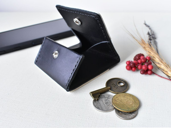 ■牛の顔のコインケース【ポケット付小銭入れ】送料無料 5枚目の画像