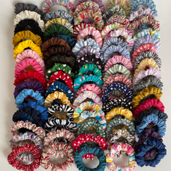 新生活スタート♪80柄から5個好きな柄を選べます♪ミニシュシュセット(小さいシュシュ) 10枚目の画像