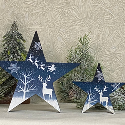 【新作】クリスマスオブジェ【星型】（大）【クリスマス xmas】【北欧】 3枚目の画像