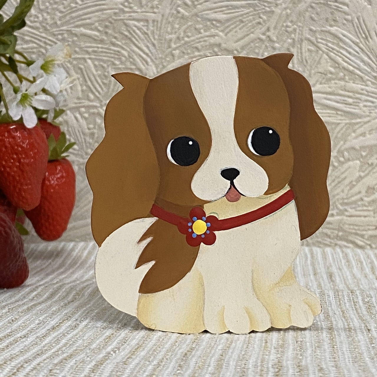 nao様❤キャバリア 印鑑スタンド♡ nao様❤キャバリア 印鑑スタンド♡ キャバリア 印鑑立て【名前入れ