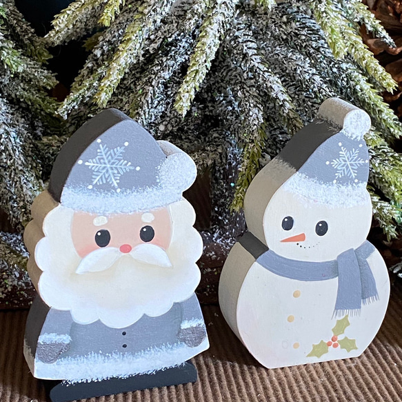 【新作】北欧 クリスマス の可愛い サンタ オブジェ（小）【サンタクロース】【Xmas】 10枚目の画像