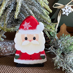 【新作】北欧 クリスマス の可愛い サンタ オブジェ（小）【サンタクロース】【Xmas】 1枚目の画像