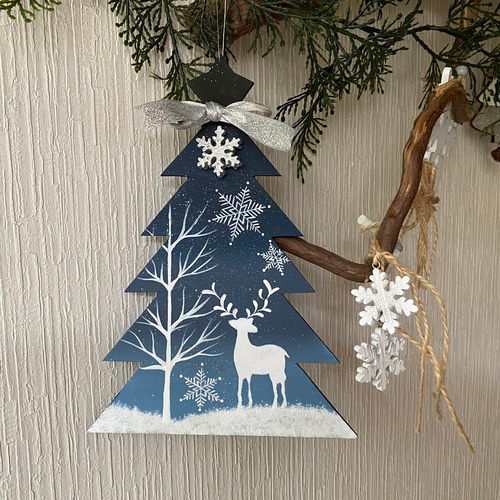 おしゃれな クリスマスツリー オブジェ【北欧の森】【xmas