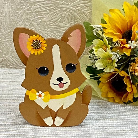 可愛い コーギー マグネット クリップ（大）【ペット 犬】【うちの子】 1枚目の画像