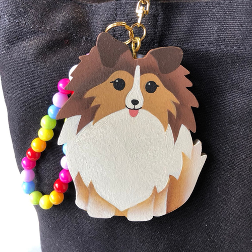 ☆感謝品①☆ひょっこりワンコチャーム☆