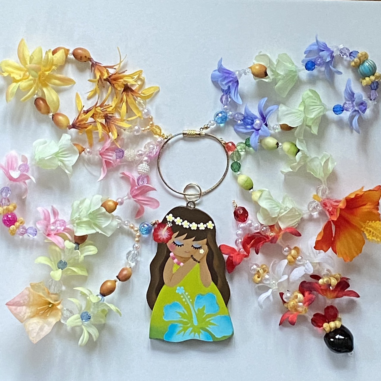 ハワイ限定☆アンテプリマフラガールのバッグチャーム