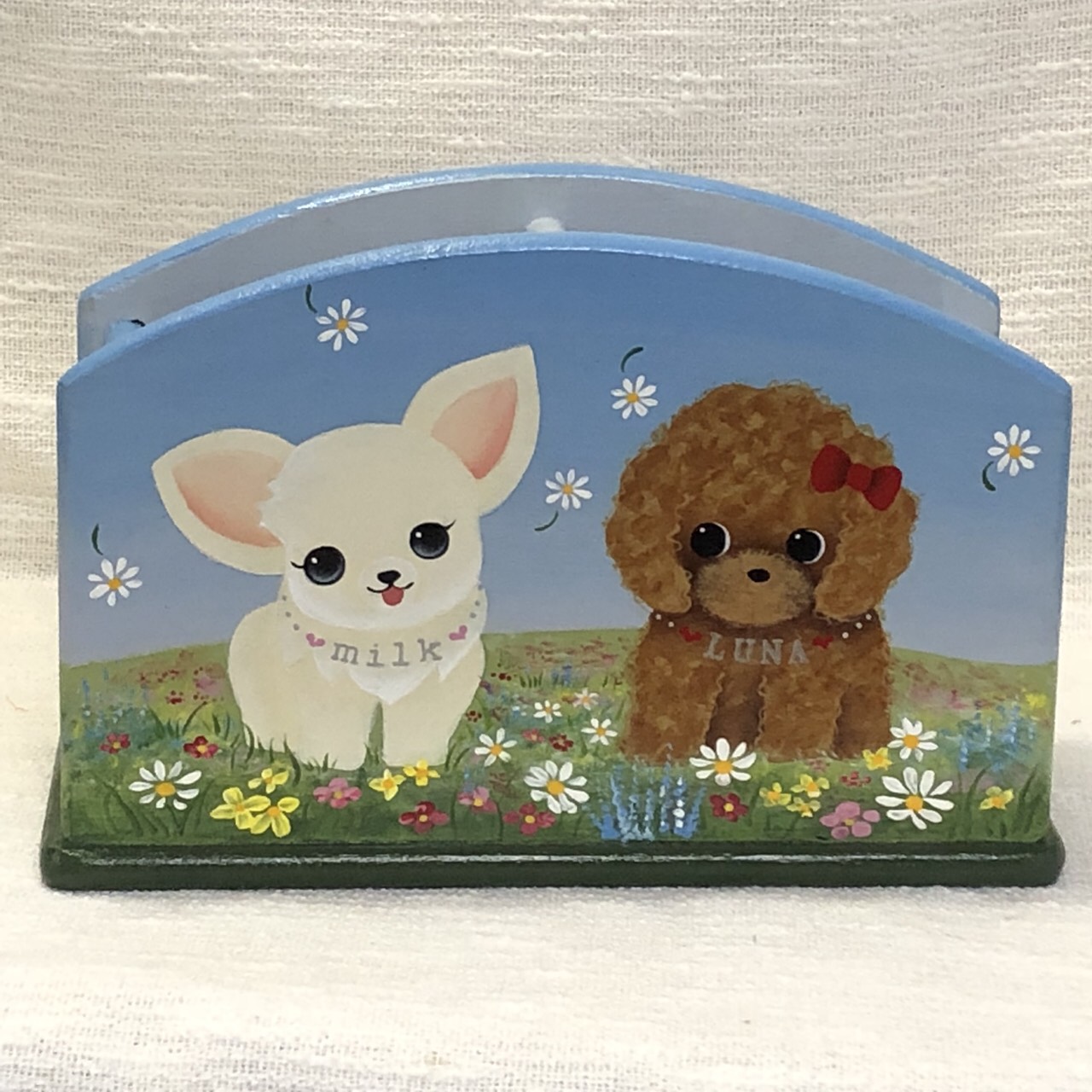 【新作】可愛い ワンちゃん達の リモコンラック【小物入れ 収納ケース】【うちの子】