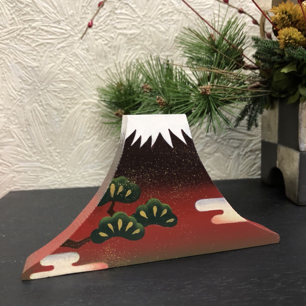 クリスマスSALE 大槌隆　油彩　富士山　正月かざり　縁起物 楽天市場】【特価販売中】NY-381 新商品 刺繍 タペストリー 鶴亀